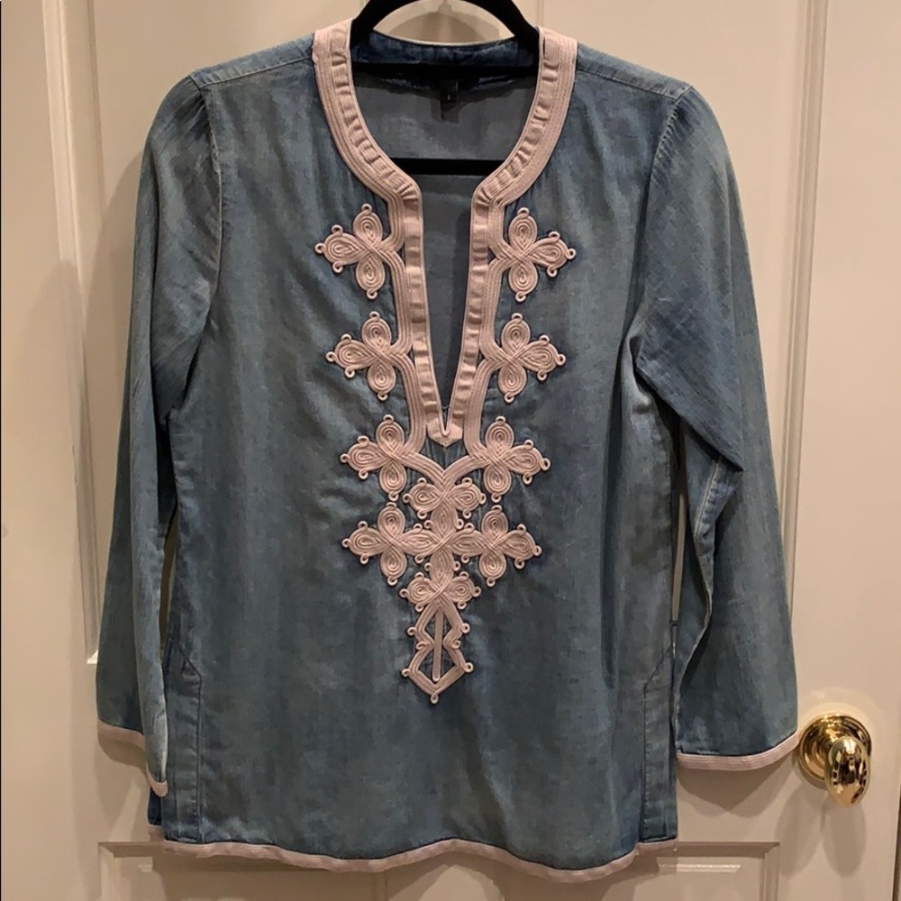 J.Crew chambray top